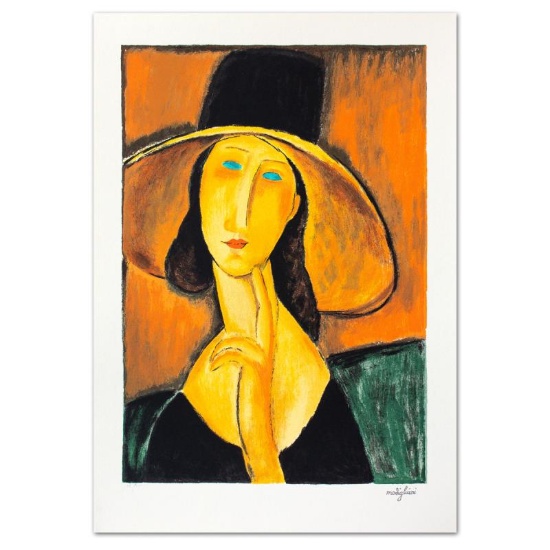 Protrait Of A Woman With Hat by Modigliani, Amedeo