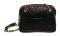 Chanel Black Lambskin Chevron Camera Bag