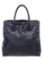 Prada Navy Leather Tote Bag
