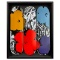 Flowers - Grey/Red by Warhol (1928-1987)