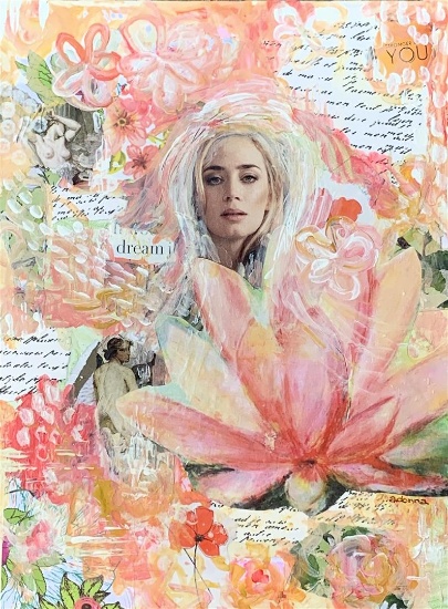 Lotus Collage by Adonna Original