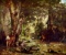 Jean Desire Gustave Courbet- Deer in the Woods