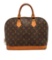 Louis Vuitton Brown Canvas Alma Handbag