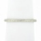 Antique Art Deco Tiffany & Co. Platinum Engraved Work Eternity Wedding Band Ring