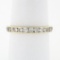 Classic 14k Gold 1.0 ctw 23 Channel Set Round Diamond Stackable Wedding Band Rin
