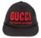 Gucci Black GG Canvas Web Baseball Cap