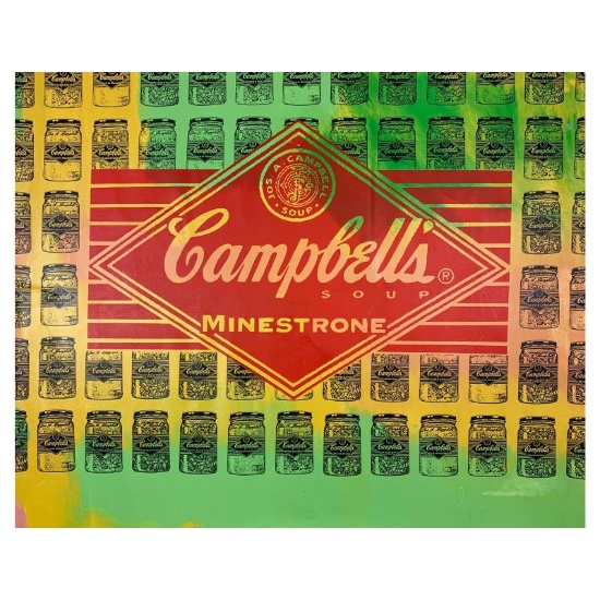 Campbell's Minestrone by Steve Kaufman (1960-2010)