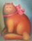 Igor Galinin Cat with Ribbon