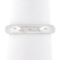 Classic 14K White Gold 3.4mm Plain Domed Polished Stackable Wedding Band Ring