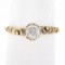 Antique Victorian 14k Gold 0.46 ctw GIA Old European Diamond Petite Solitaire Ri