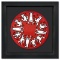 White on Red by Keith Haring (1958-1990)