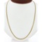 NEW Unisex Solid 14k Yellow Gold 2.6mm Miami Cuban Curb Link 24