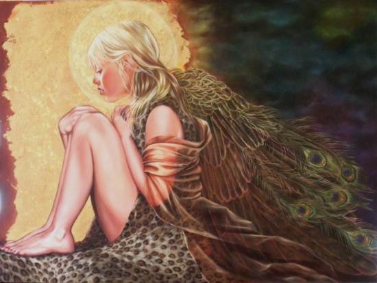 Brigitte the Angel  ORIGINAL by Margaret Korona