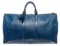 Louis Vuitton Blue Epi Leather Keepall 55 Travel Bag