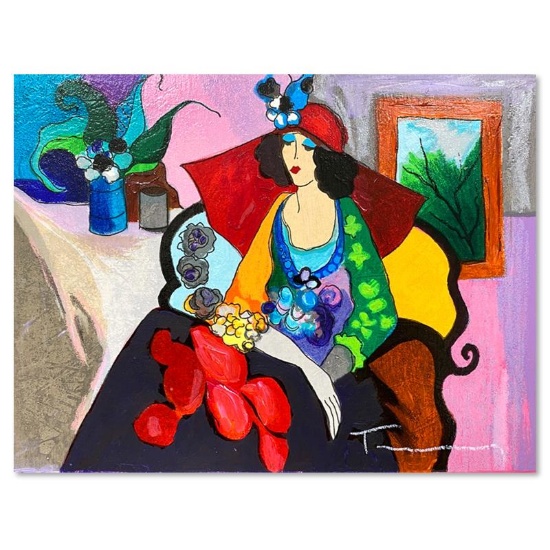 Red Hat by Tarkay (1935-2012)