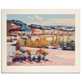 Promenade At Nice by Mark King (1931-2014)