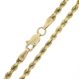 Unisex Classic Solid 14K Gold 30