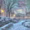 At the Plaza, Winter by Richard Zu Ming Ho
