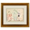 La Comedie Humaine 30.1.54-III by Picasso (1881-1973)
