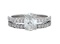 1.61 ctw Diamond Ring - 14K White Gold
