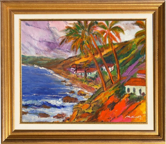 Slanting Palms by Manor Shadian