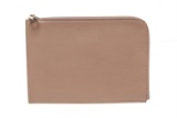 Louis Vuitton Taupe Leather Pochette Jules PM Cluch