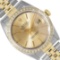 Rolex 36MM 2Tone 18K Yellow Gold Diamond Bezel Datejust With Rolex Box