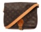 Louis Vuitton Brown Monogram Leather Cartouchiere GM Messenger Bag