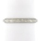 Antique Platinum 2.6mm Detailed Textured Work Eternity Stackable Band Ring