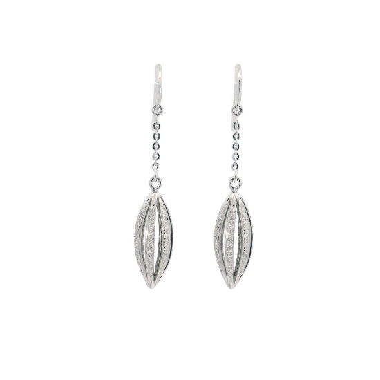 18K WG Eichhorn Diamond Earrings