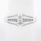 14k White Gold 1.37 ctw Marquise Solitaire Baguette Round Diamond Engagement Rin