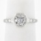 Antique Orange Blossom Platinum Old Cut 0.60 ctw G VS Diamond Engagement Ring