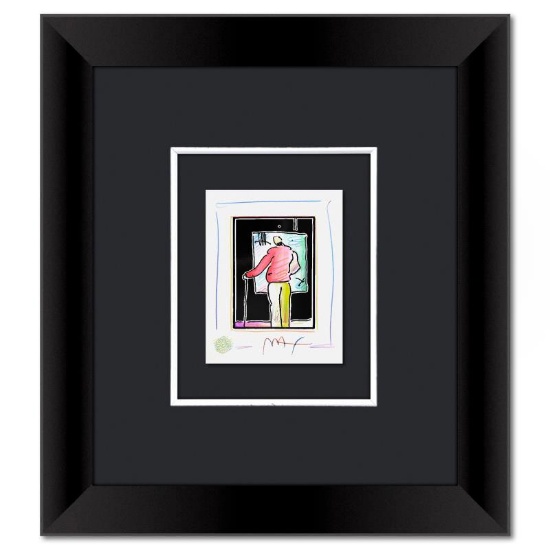 Man at Easel by Peter Max