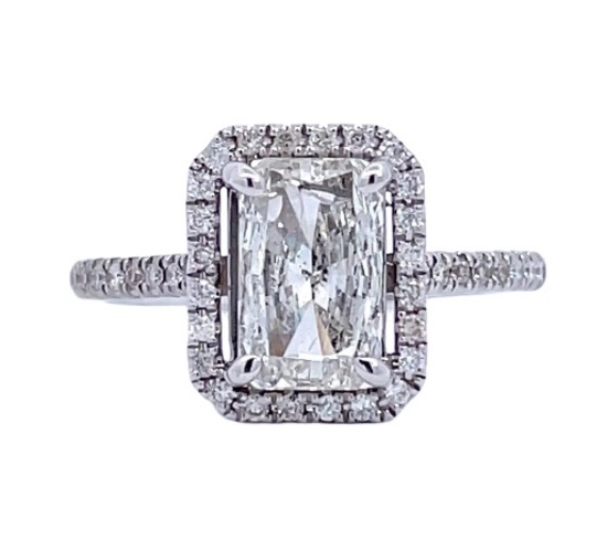 1.70 ctw Diamond Ring - 14K White Gold