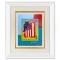 Flag with Heart by Peter Max
