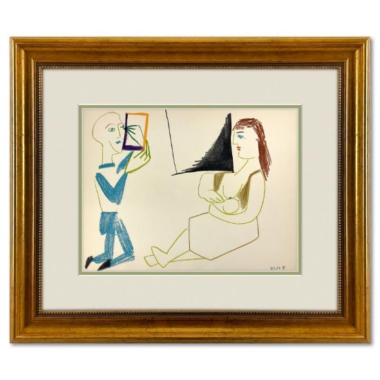 La Comedie Humaine 29.1.54-V by Picasso (1881-1973)