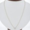 New 14K Gold.67 ctw Round Brilliant Diamond Solitaire Pendant w/ Adjustable Chai
