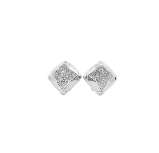 18kt WG Diamond Earrings