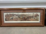 Breaking Cover litho in Currier & Ives style