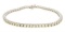 11.12 ctw Diamond Tennis Bracelet - 14KT White Gold