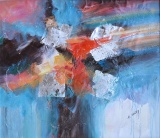 GAILEY ABSTRACT SIGNED ORIGINAL
