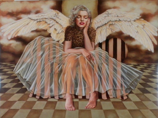 Marilyn the Angel ORIGINAL by Margaret Korona