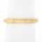 Antique 14k Yellow Gold 2.5mm Polished Faceted Eternity Stack Wedding Band Ring
