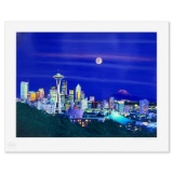 Seattle Moon by Gallegos David