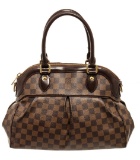 Louis Vuitton Brown Damier Ebene Trevi PM Shoulder Bag