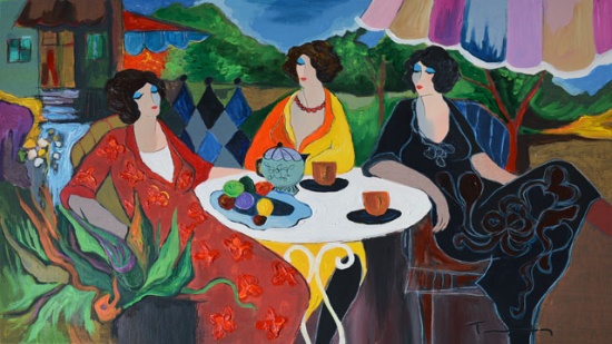 TARKAY SPRING AFTERNOON SERIGRAPH