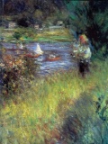 Renoir - The Seine At Chatou (Detail)