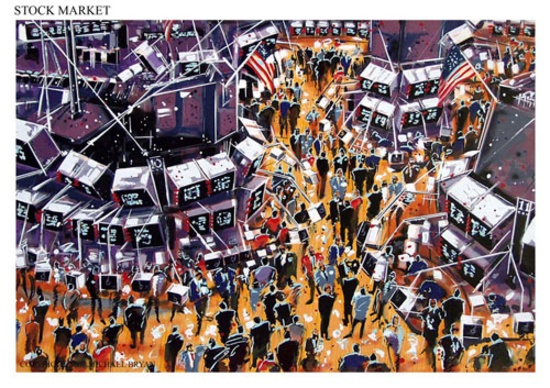 Stock Market by Michael Bryan