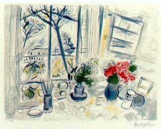 MARC CHAGAL Fleurs Du Parc