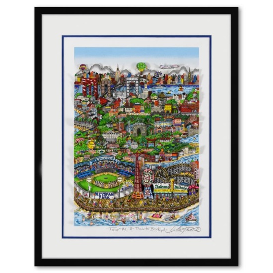 Take the B-Train to Brooklyn by Fazzino Charles